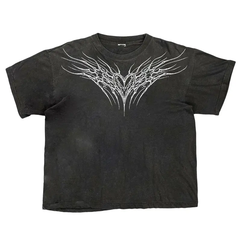 Random Unique Tee — Washed black S colorway — Kakobuy Spreadsheet photo