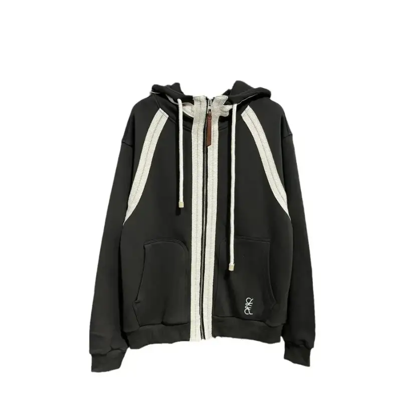 Loewe Zip Hoodie — black colorway — USFans Spreadsheet photo
