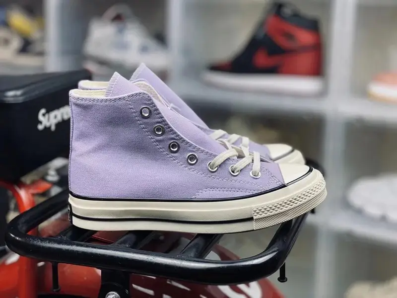 Converse Basic And CDG — Taro High-top colorway — Kakobuy Spreadsheet photo
