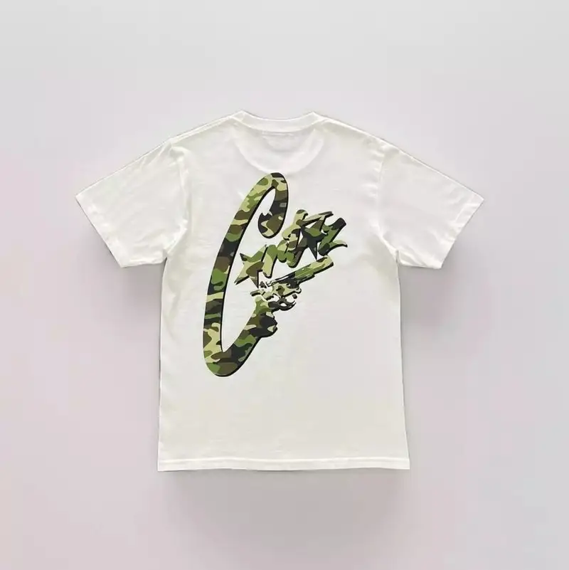 Corteiz Tee — camouflage hand white colorway — USFans Spreadsheet photo