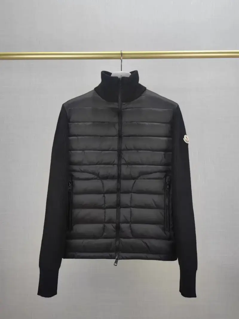 Moncler Padded Cotton Zip-Up Cardigan（With NFC Scanning） — 158# black colorway — USFans Spreadsheet photo