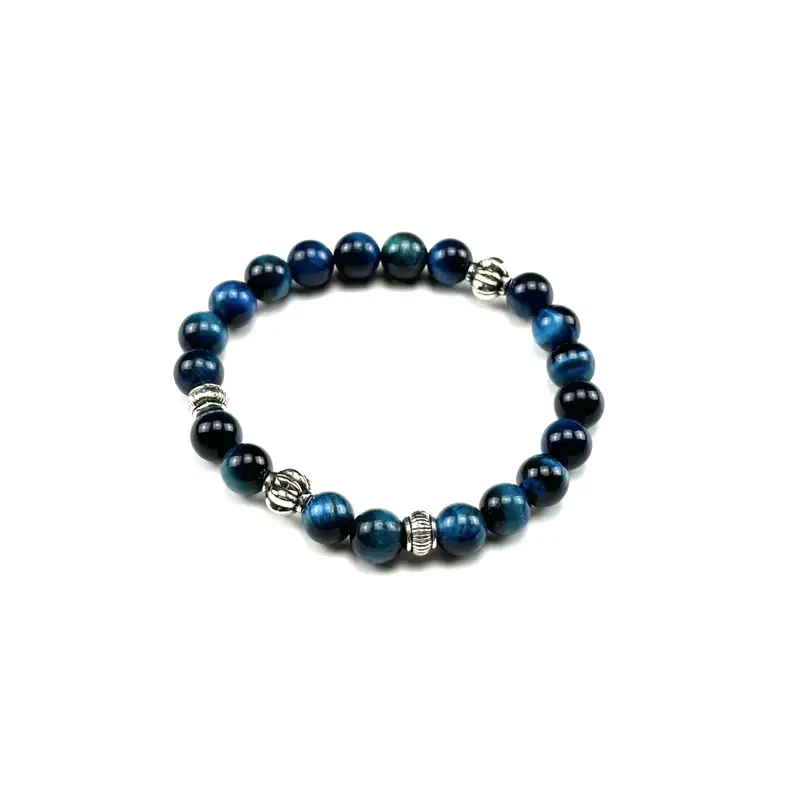 Chrome Hearts Beat Bracelet — Blue Tiger Eye Stone colorway — USFans Spreadsheet photo