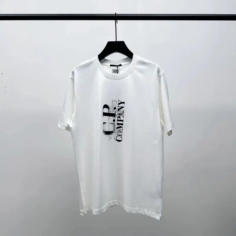 CP Company Logo T-Shirt — 9010 White colorway — Kakobuy Spreadsheet photo