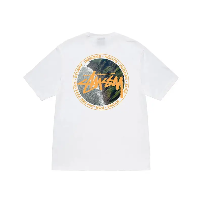 Stussy t-shirt — White [landscape]] colorway — USFans Spreadsheet photo