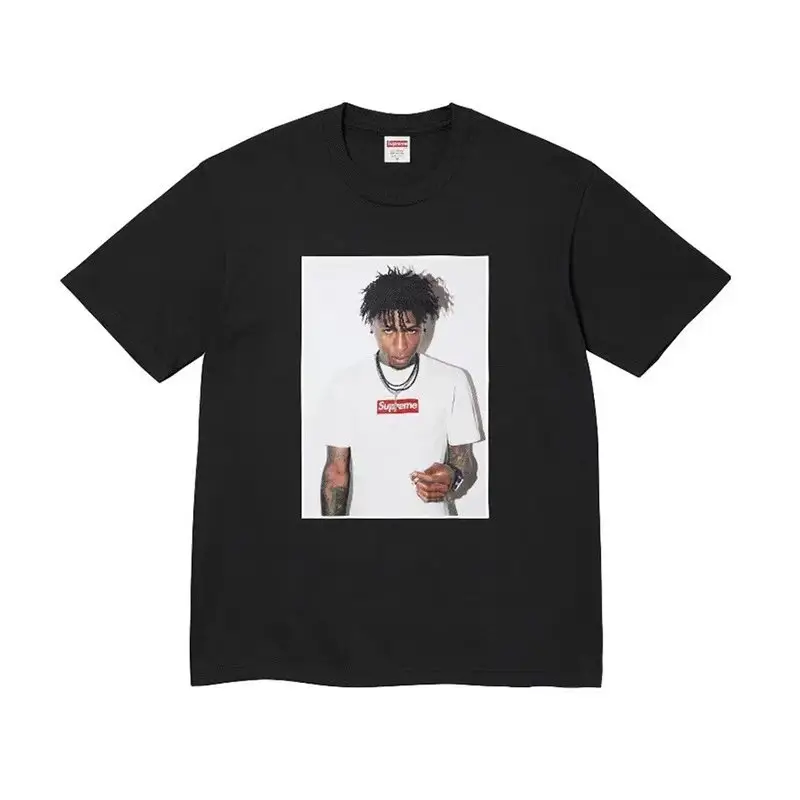 Supreme T-Shirts Cross-Logo — B345 Tattoo Guys Black colorway — Kakobuy Spreadsheet photo