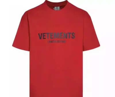 Vetements T-Shirt — USFans Spreadsheet photo