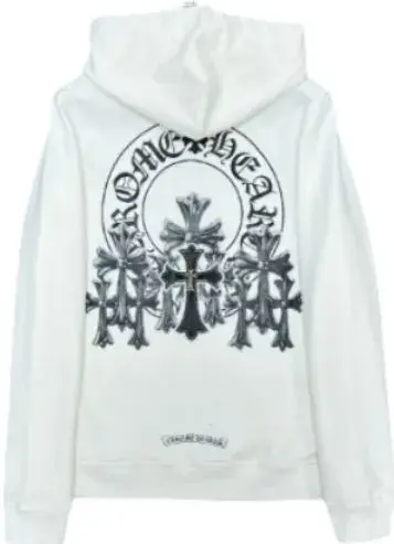 White Chrome Hearts Hoodie — USFans Spreadsheet photo